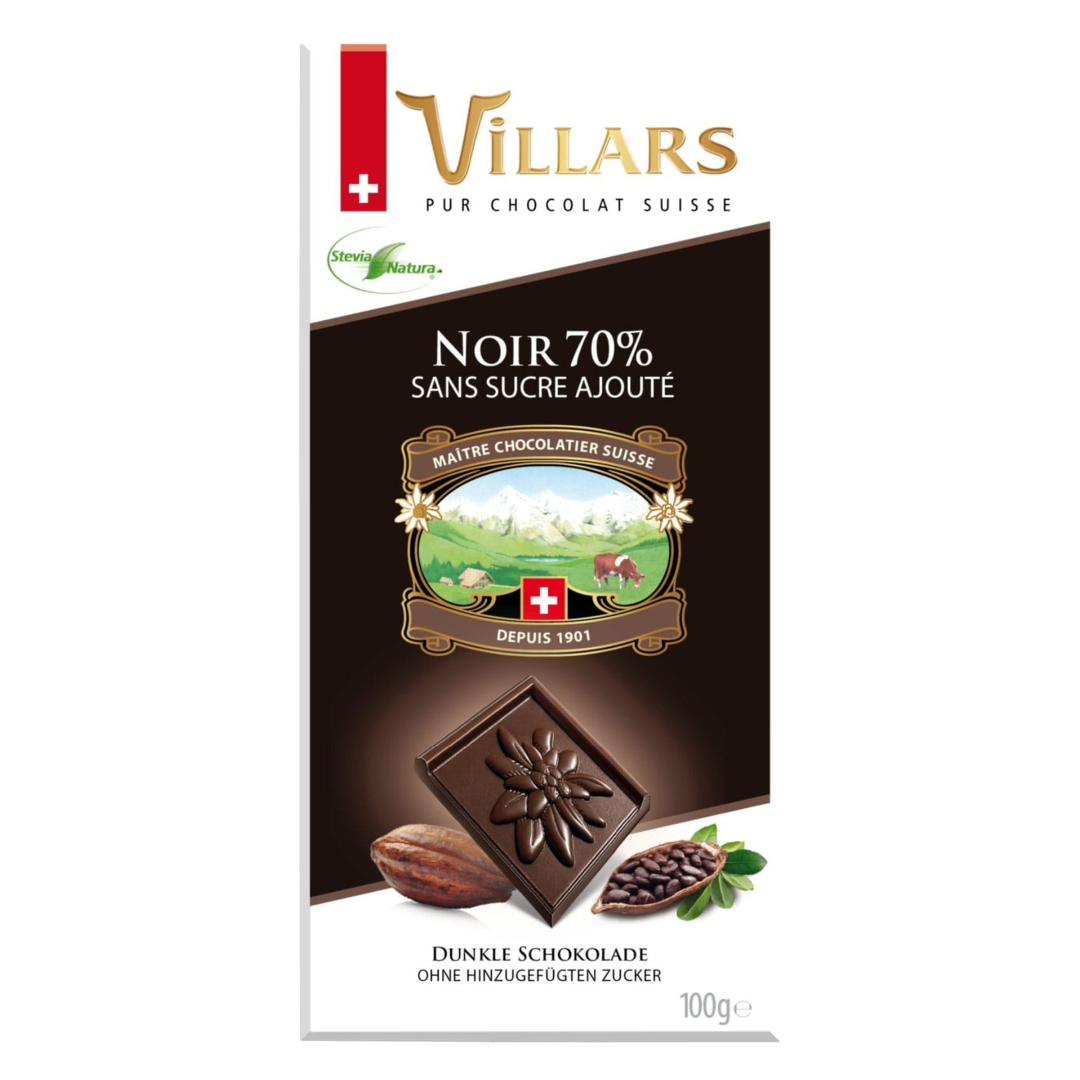 VILLARS CHOCOLATE NAS DARK 70%